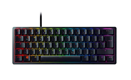 Razer Huntsman Mini - 60% Gaming Tastatur mit Optischen Switches QWERTZ DE-Layout