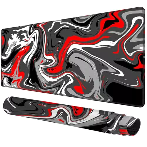 Rcege Gaming-Mauspad 600x300mm mit genähten Kanten und rutschfester Unterlage