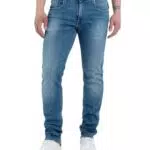 Replay Herren Jeans Anbass Slim-Fit mit Comfort Stretch