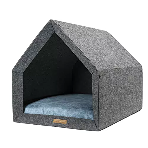 Rexproduct Hundehütte mit hochwertiger Schalldämmung und kratzfestem Material