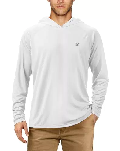 Roadbox UPF 50+ Kapuzenpullover Herren - UV-Schutz Langarmshirt für Outdoor