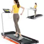 RUNIMON Laufband mit Steigung, 12 km/h, klappbar, 2.5HP, App-gesteuert