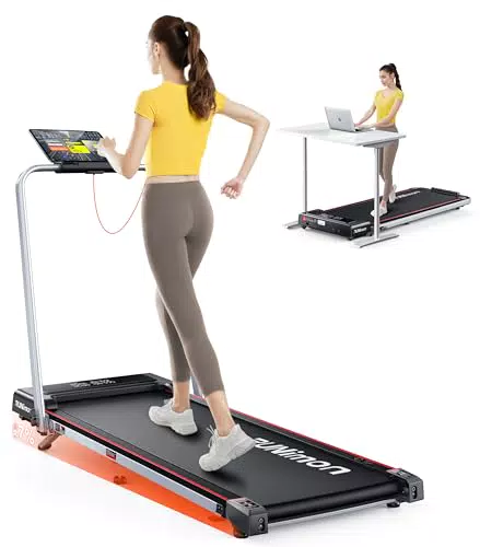 RUNIMON Laufband mit Steigung, 12 km/h, klappbar, 2.5HP, App-gesteuert
