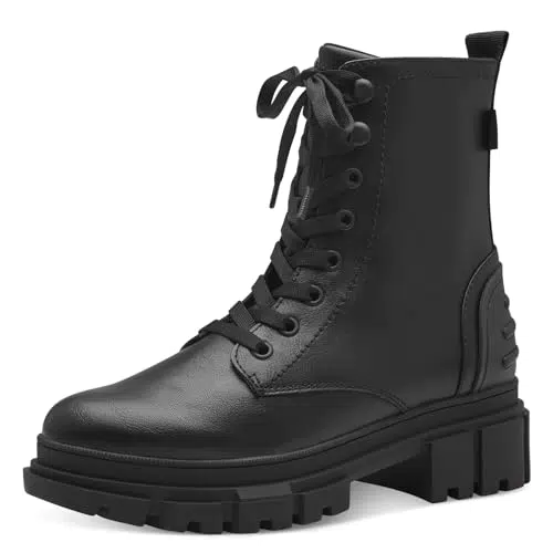 s.Oliver Damen-Stiefeletten ohne Absatz zum Schnüren für den Herbst