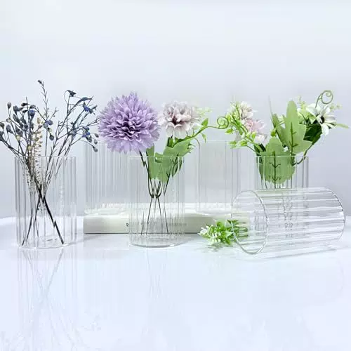 Sahallo Mini Glasvase im Set – Tischdeko für Hochzeiten und Gastgeschenke