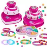 Kreatives Schmuck-Set von [Markenname] für Kinder, Basteln von Perlenarmbändern