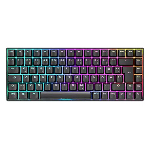 Sharkoon Skiller SGK50 S3 RGB Gaming Tastatur mit Gateron Red Switches
