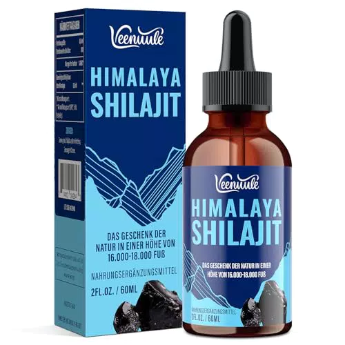 Shilajit Original Himalaya Tropfen - 100% Reine Ayurvedische Konzentration