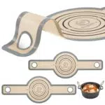 Silikon-Backmatte für Dutch Oven - Antihaft und leicht zu reinigen