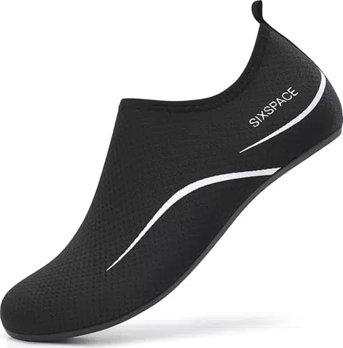 Sixspace Badeschuhe - Aquaschuhe für Herren und Damen, schnell trocknend, rutschfest