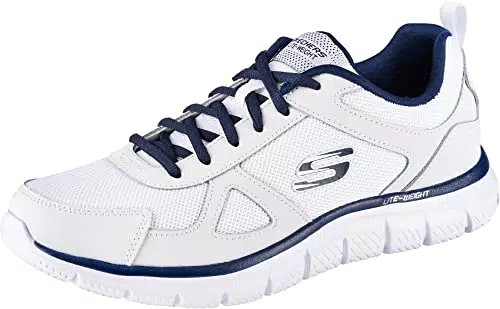 Skechers Herren Track Scloric Sneaker aus Leder und Mesh