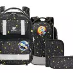 SKYSPER Ergonomischer Schulranzen mit Reflektorstreifen für Mädchen und Jungen