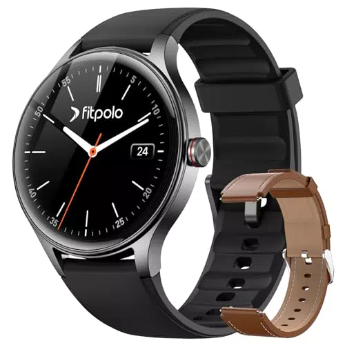 Smartwatch Damen, 1.27″ AMOLED, Fitnessuhr mit Telefonfunktion und KI-Assistent