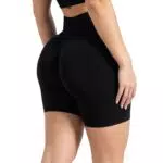 SMILODOX Damen Shorts Leggings - Scrunch Radlerhose kurz, elastischer Bund, Sporthose