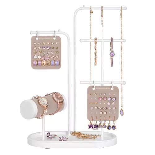 SONGMICS Schmuckständer für Ohrringe, Armbänder und Ringe, JJS025A01
