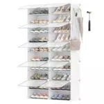 SONGMICS Schuhregal mit 10 Fächern für Garderobe und Eingangsbereich, LPC035W01
