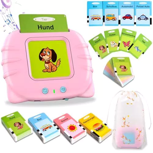 Sprechende Flash-Karten Lernspielzeug für Kleinkinder ab 2 Jahren