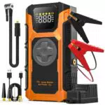Starthilfe Powerbank 5500A mit Kompressor und LCD für Auto und Motorrad