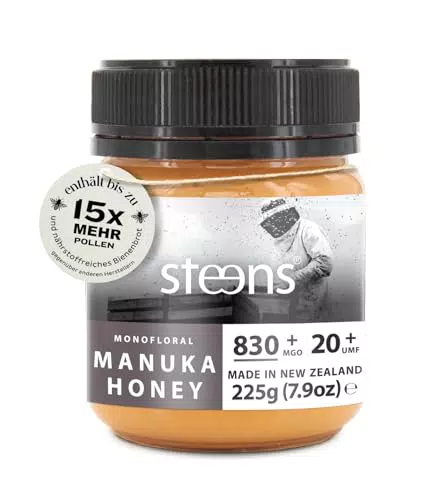 Steens Manuka Honig MGO 830+ - 100% reiner UMF 20+ aus Neuseeland