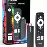 Strong Leap-UNA Android TV Streaming Stick mit Chromecast und Google Assistant