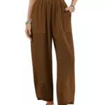 Svanco Sommerhose Damen - Leichte, lockere Freizeithose aus Baumwolle