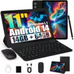 Brandname Tablet 11 Zoll, Android, 14GB RAM, 64GB ROM, Octa-Core, WiFi 6, BT 5.3