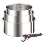 Tefal Ingenio Preference Kasserollenset, abnehmbarer Griff, Induktion, Edelstahl