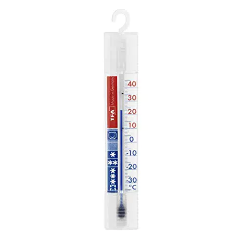 TFA Dostmann Kühlschrankthermometer mit Kühlzonen und hoher Genauigkeit
