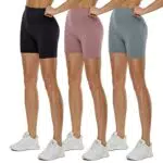 TNNZEET Radlerhose Damen High Waist Sport Shorts Blickdicht für Yoga