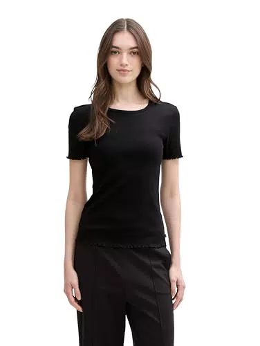 TOM TAILOR Denim Damen T-Shirt 1047092 – Stilvolles Basic für jede Gelegenheit