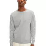 TOM TAILOR Herren Basic Strickpullover mit Crewneck