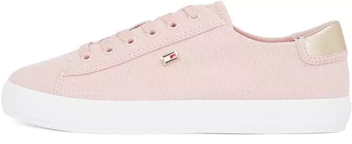 Tommy Hilfiger Damen Sneaker Vulcanized aus Canvas, elegantes Design