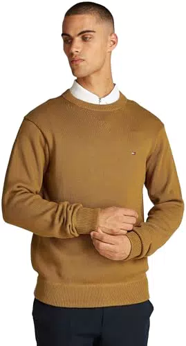 Tommy Hilfiger Herren Pullover Chunky Cotton Crew Neck