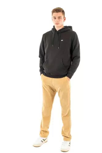 Tommy Jeans Herren Hoodie Regular Fit Flag Fleece mit Kapuze