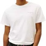 Tommy Jeans Herren T-Shirt Kurzarm Linear Chest Tee Slim Fit
