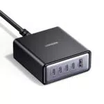 UGREEN USB C Ladegerät 65W GaN 5-Port Desktop Ladestation für iPhone und Galaxy