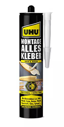 Uhu Montagekleber - Hochfester Alleskleber für vielfältige Anwendungen