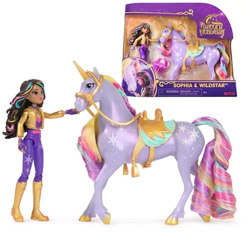 Unicorn Academy Set mit Sophia und Einhorn Wildstar für fantasievolles Rollenspiel