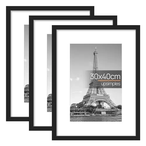 Upsimples Bilderrahmen 30x40 cm - Rahmen für Fotos, Bilder und Poster
