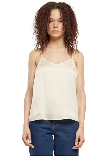 Urban Classics Damen Viskose Satin Slip Top – Stylisches Damenoberteil