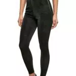 Urban Classics Damen Washed Kunstlederhose