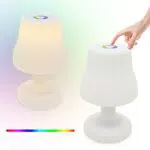 uuffoo LED Tischlampe - Touch-Dimmbar, kabellos und USB wiederaufladbar