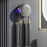 UV-Zahnbürste Sanitizer mit Wandhalterung, Sterilisation und Timer-Funktionen