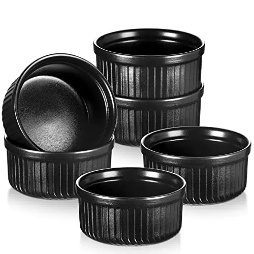 Vancasso Auflaufförmchen aus Keramik – Klassische Soufflé-Schalen für Desserts