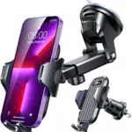 VANMASS Handyhalterung Auto 360° drehbar mit starkem Saugnapf und Lüftungshaken