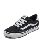 Vans Brooklyn Ls Sneaker, Wildleder/Canvas Schwarz/Weiß
