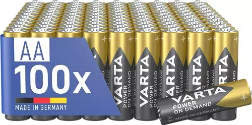 VARTA AAA Batterien, Alkaline 1,5V, Made in Germany - Ideal für Computerzubehör & Smart Home