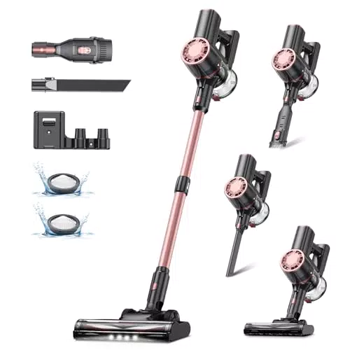 Vexilar Akkustaubsauger 45000Pa, 6-in-1 kabellos mit LED Touchscreen