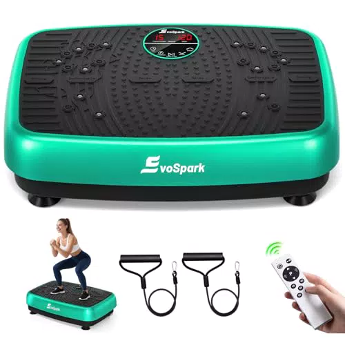 EvoSpark Vibrationsplatte Doppelmotoren für Abnehmen und Ganzkörpertraining
