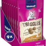 Vitakraft Triggles Katzenleckerli mit Truthahn – weicher Snack ohne Zucker
